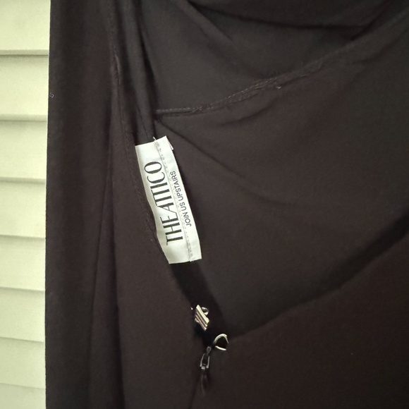 The Attico Black Sam Midi Dress - Picture 6 of 8